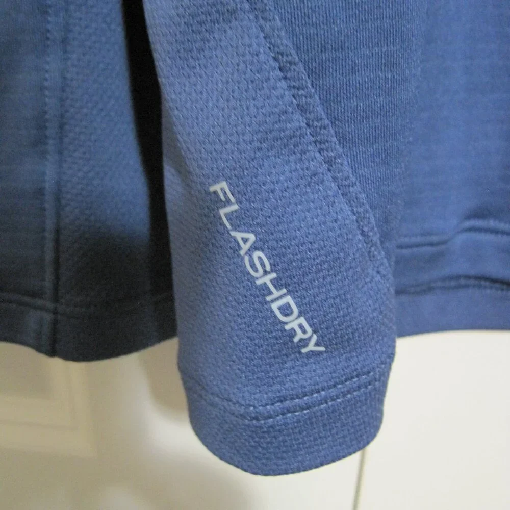 The North Face Flashdry quarter zip pull over sz L